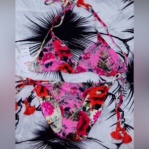 PQ Swim Pink Floral Bikini